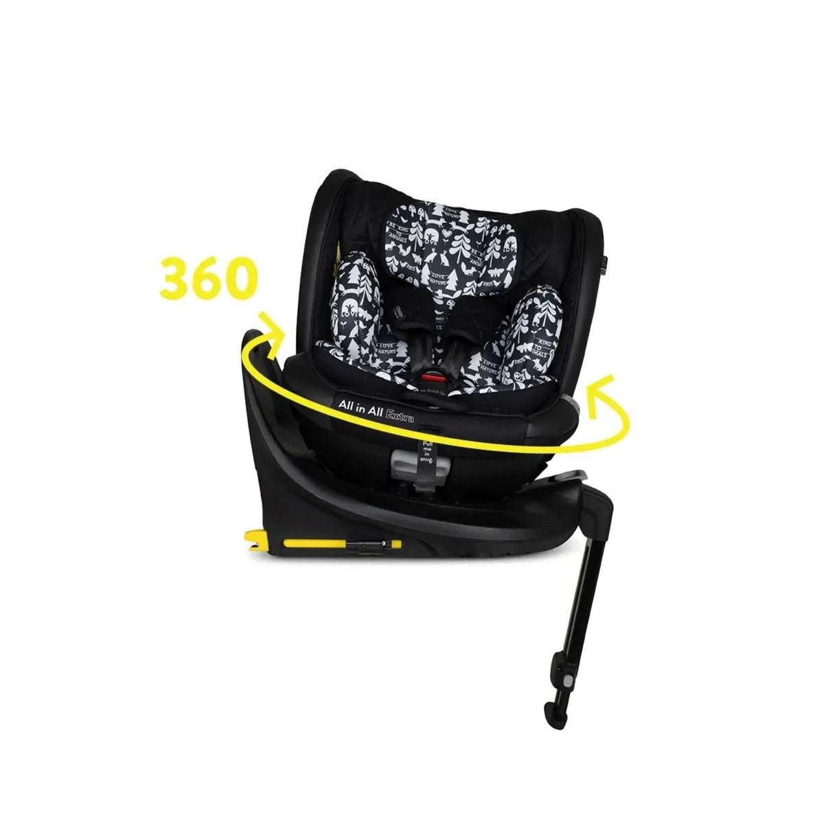 Cosatto All in All Extra i-Size 360 Car Seat - Silhouette | Luxury Home Accessories | Heulog Glow
