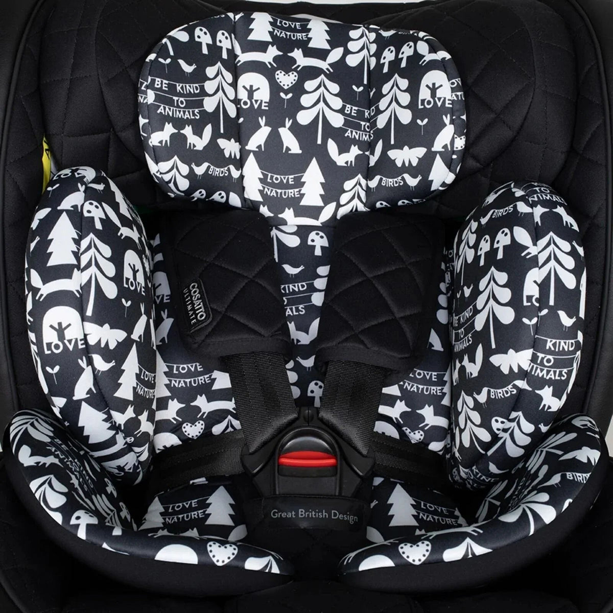 Cosatto All in All Extra i-Size 360 Car Seat - Silhouette | Luxury Home Accessories | Heulog Glow