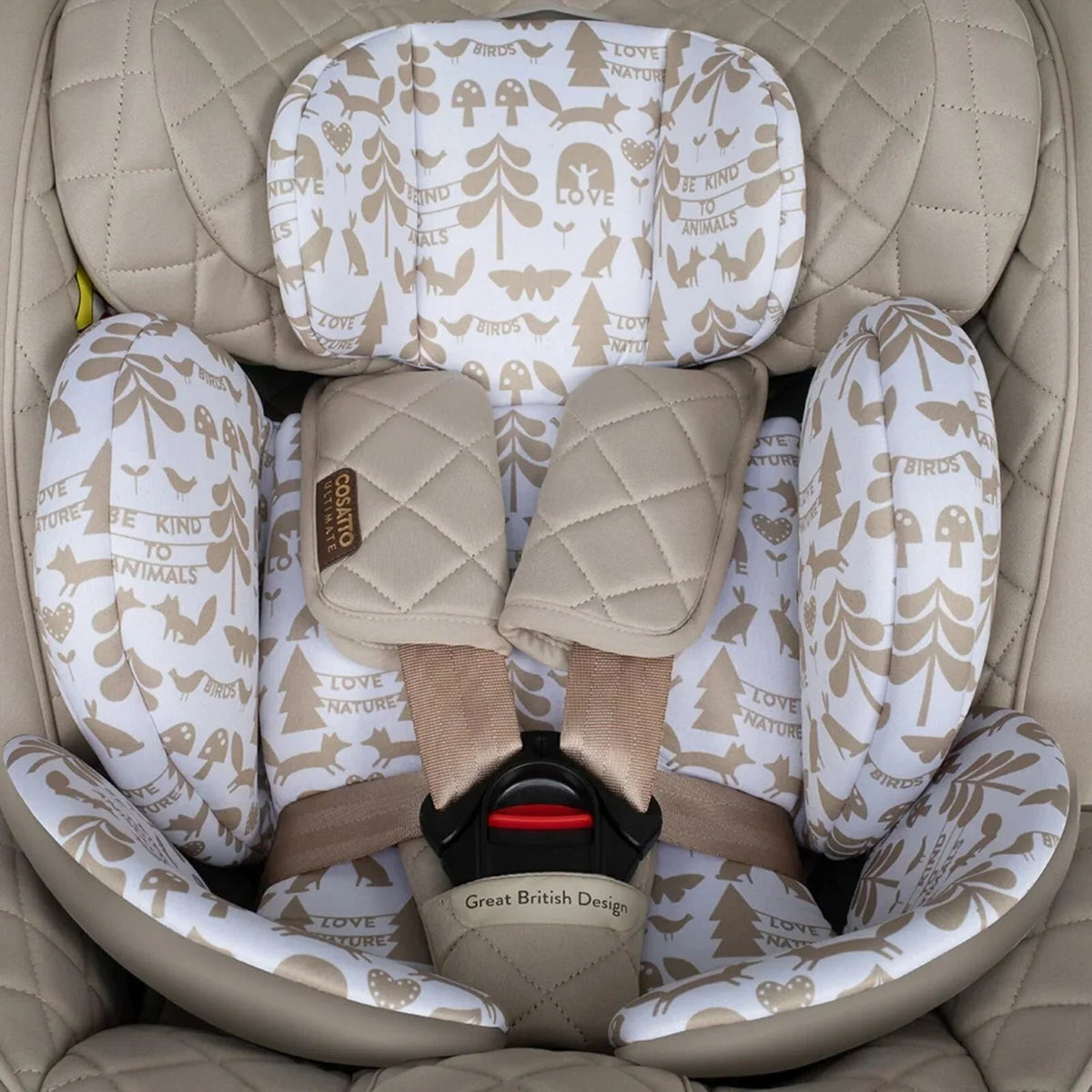 Cosatto All in All Extra i-Size 360 Car Seat - Whisper | Luxury Home Accessories | Heulog Glow