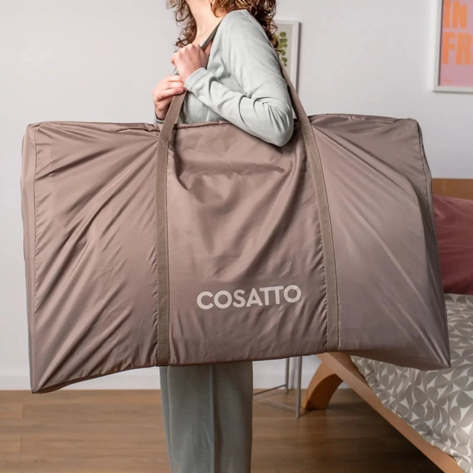 Cosatto Close to Me Folding Bedside Crib - Lollop | Luxury Home Accessories | Heulog Glow