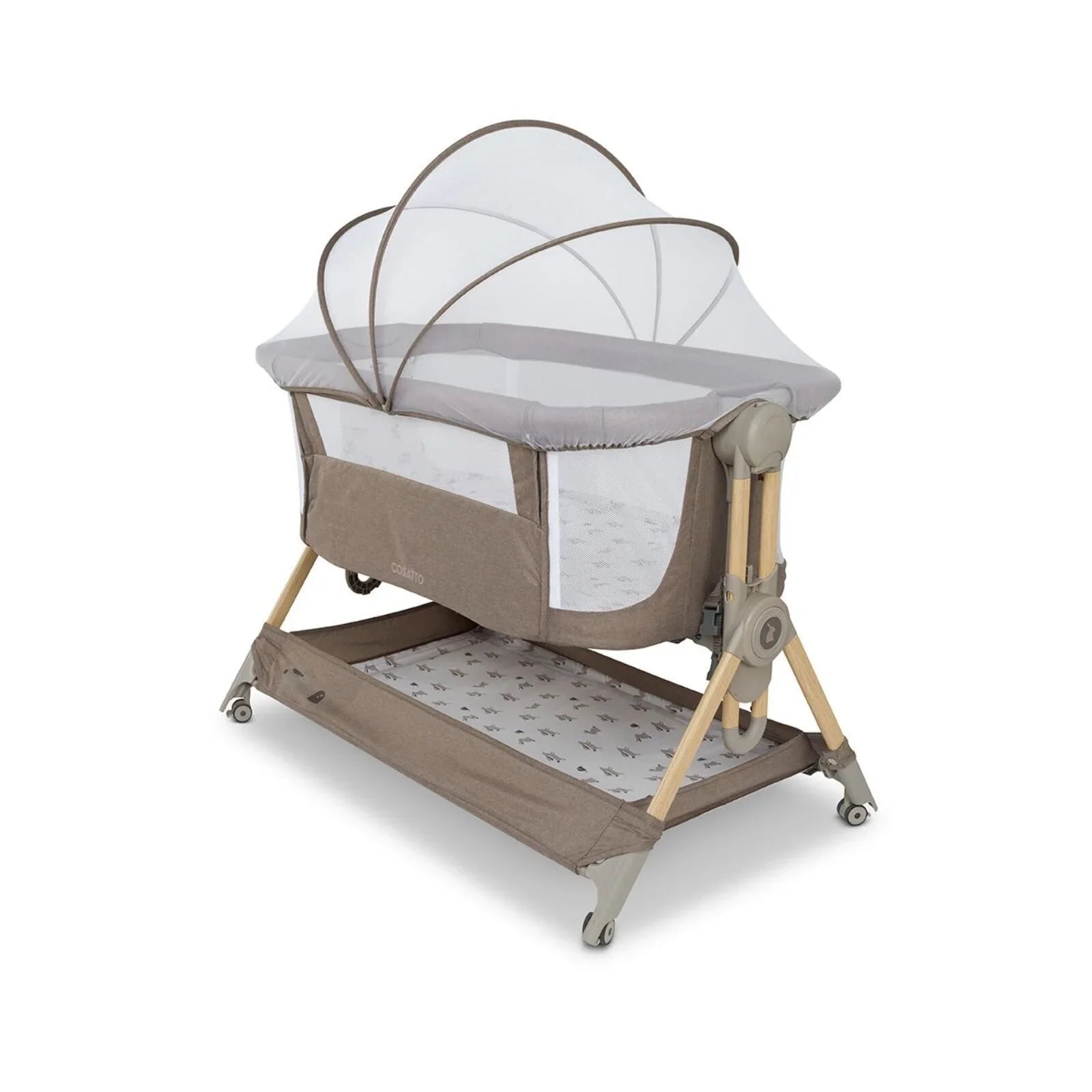 Cosatto Close to Me Folding Bedside Crib - Lollop | Luxury Home Accessories | Heulog Glow