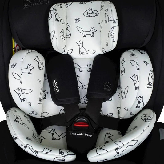 Cosatto Come and Go 2 i-Size 360 Car Seat - Foxed | Luxury Home Accessories | Heulog Glow