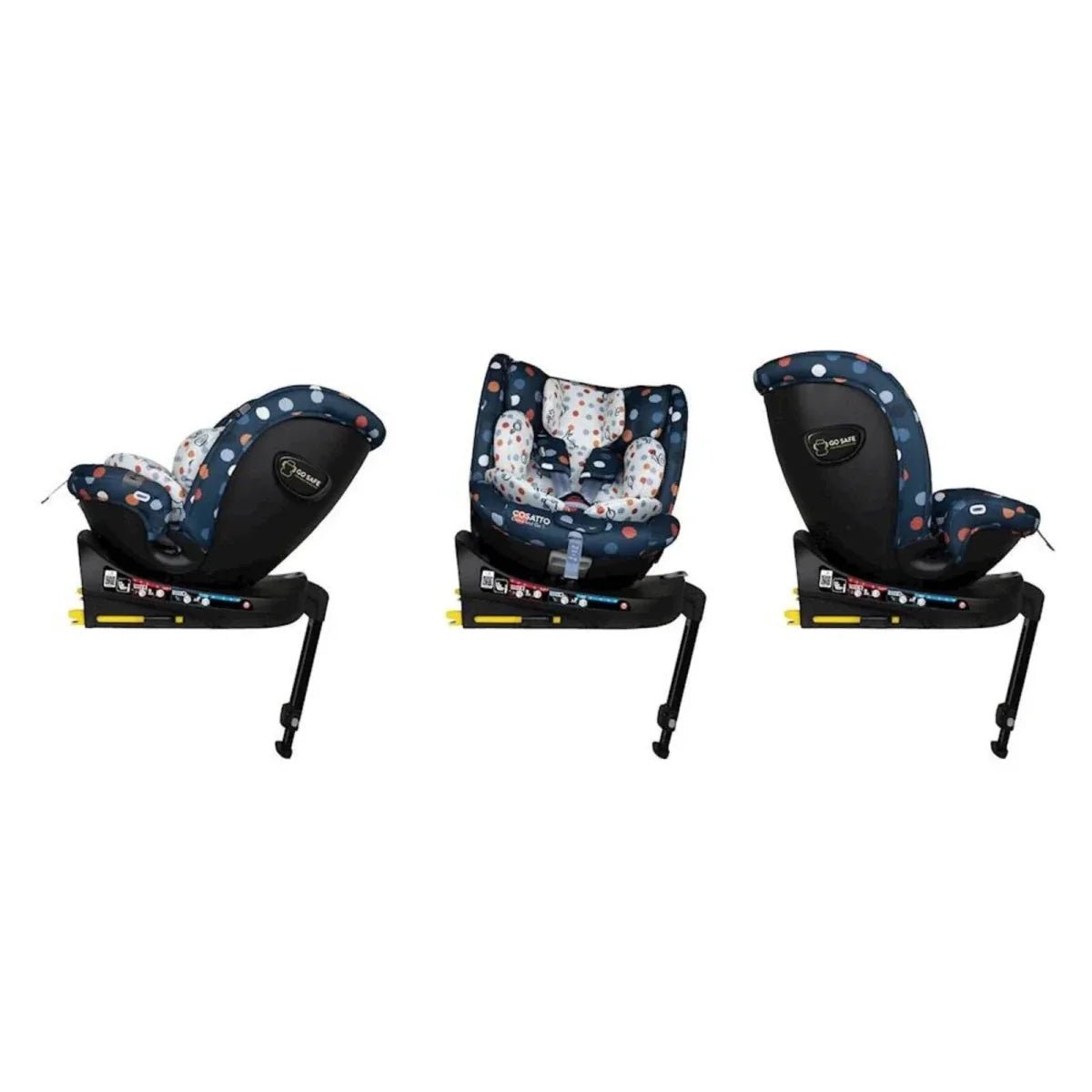 Cosatto Come and Go 2 i-Size 360 Car Seat - Spot On | Luxury Home Accessories | Heulog Glow