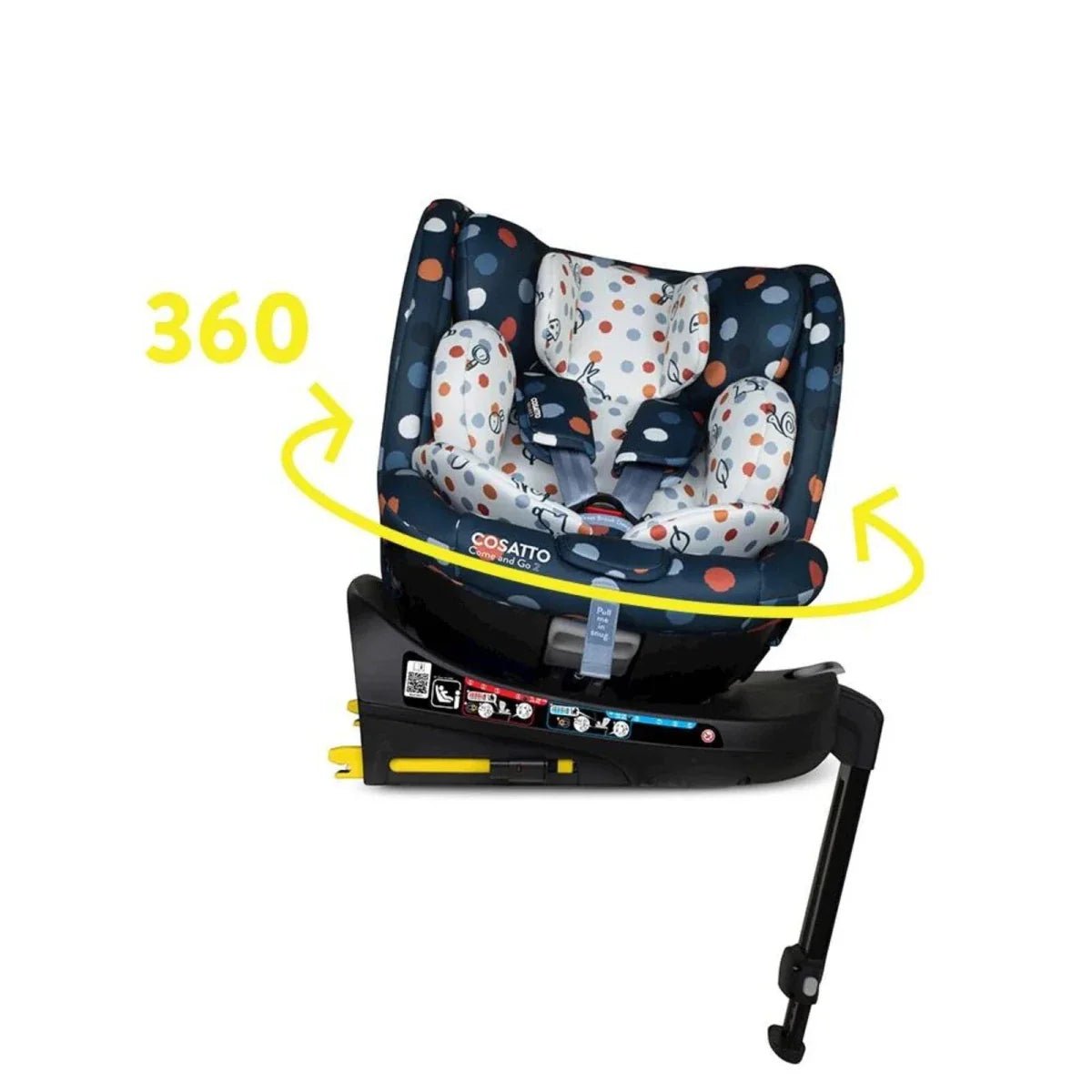 Cosatto Come and Go 2 i-Size 360 Car Seat - Spot On | Luxury Home Accessories | Heulog Glow