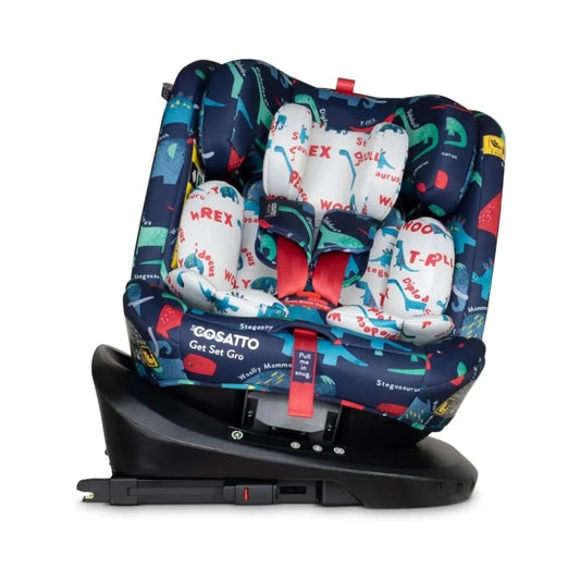 Cosatto Get Set Grow i-Size 360 Car Seat - D Is For Dino | Luxury Home Accessories | Heulog Glow