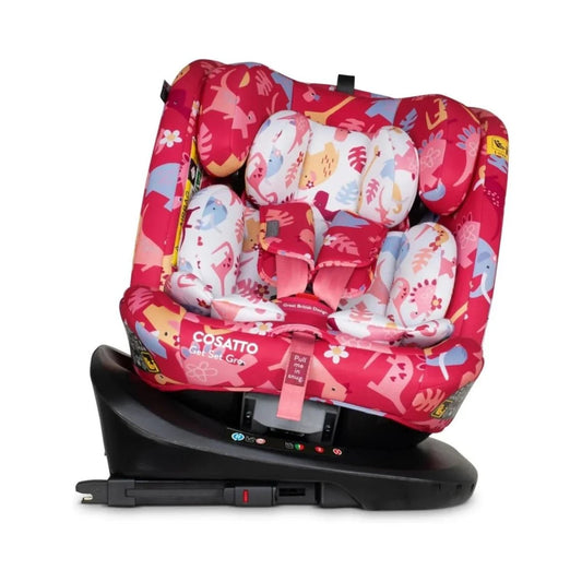 Cosatto Get Set Grow i-Size 360 Car Seat - Dino Delite | Luxury Home Accessories | Heulog Glow