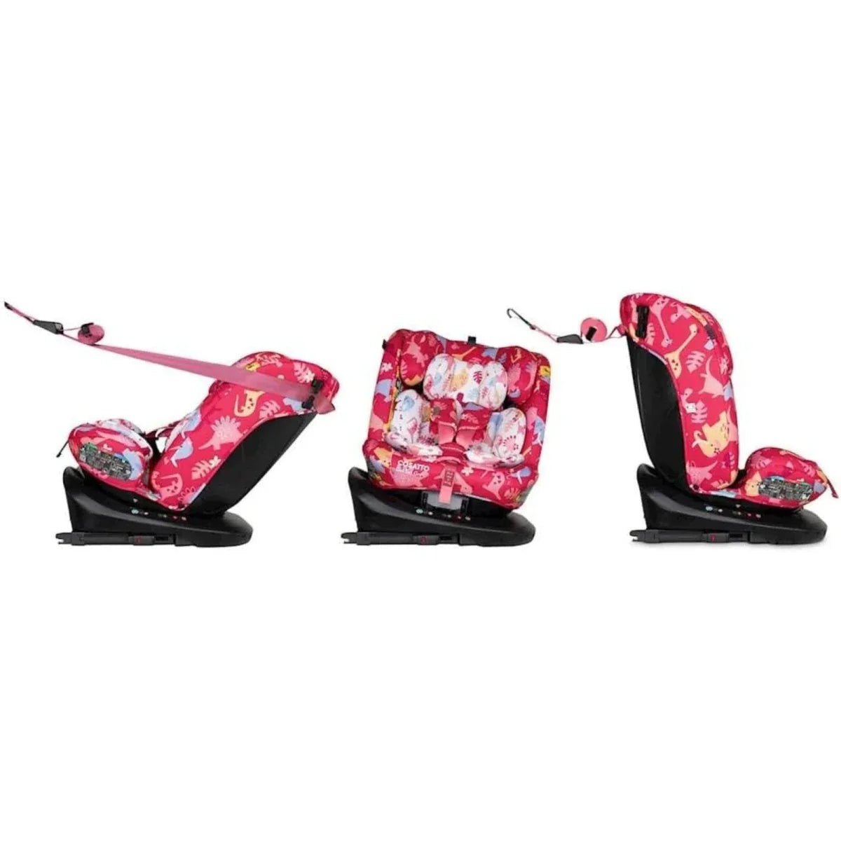 Cosatto Get Set Grow i-Size 360 Car Seat - Dino Delite | Luxury Home Accessories | Heulog Glow