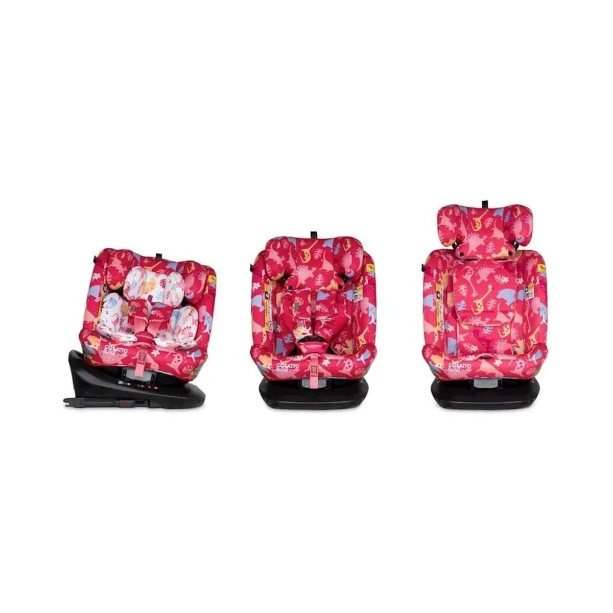 Cosatto Get Set Grow i-Size 360 Car Seat - Dino Delite | Luxury Home Accessories | Heulog Glow