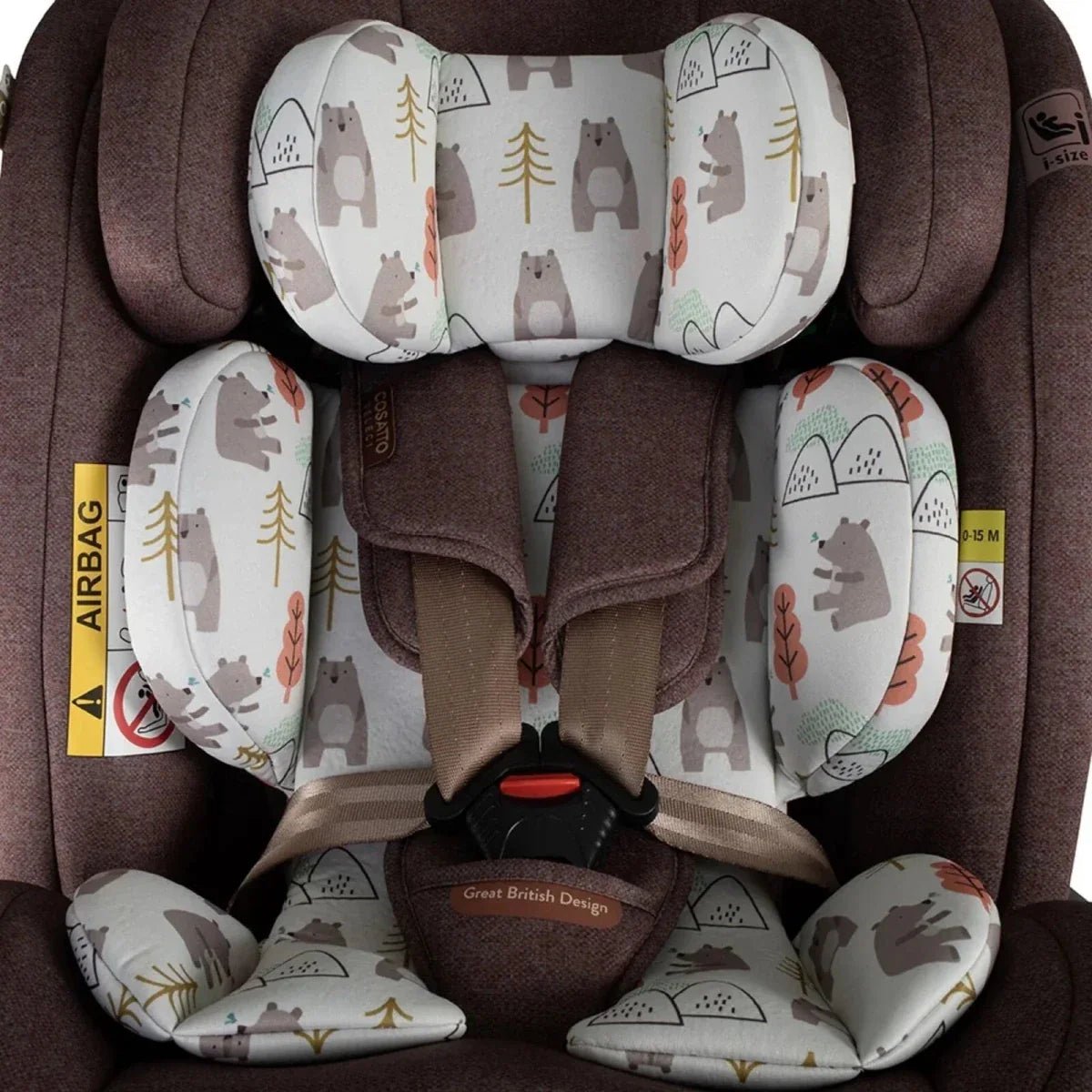 Cosatto Get Set Grow Plus i-Size Group 0+/1/2/3 360 Car Seat - Bear Hug | Luxury Home Accessories | Heulog Glow