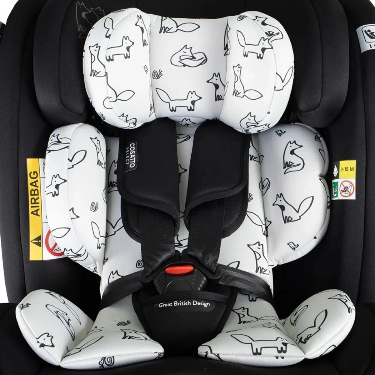 Cosatto Get Set Grow Plus i-Size Group 0+/1/2/3 360 Car Seat - Foxed | Luxury Home Accessories | Heulog Glow