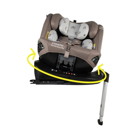 Cosatto Get Set Grow Plus i-Size Group 0+/1/2/3 360 Car Seat - Lollop | Luxury Home Accessories | Heulog Glow