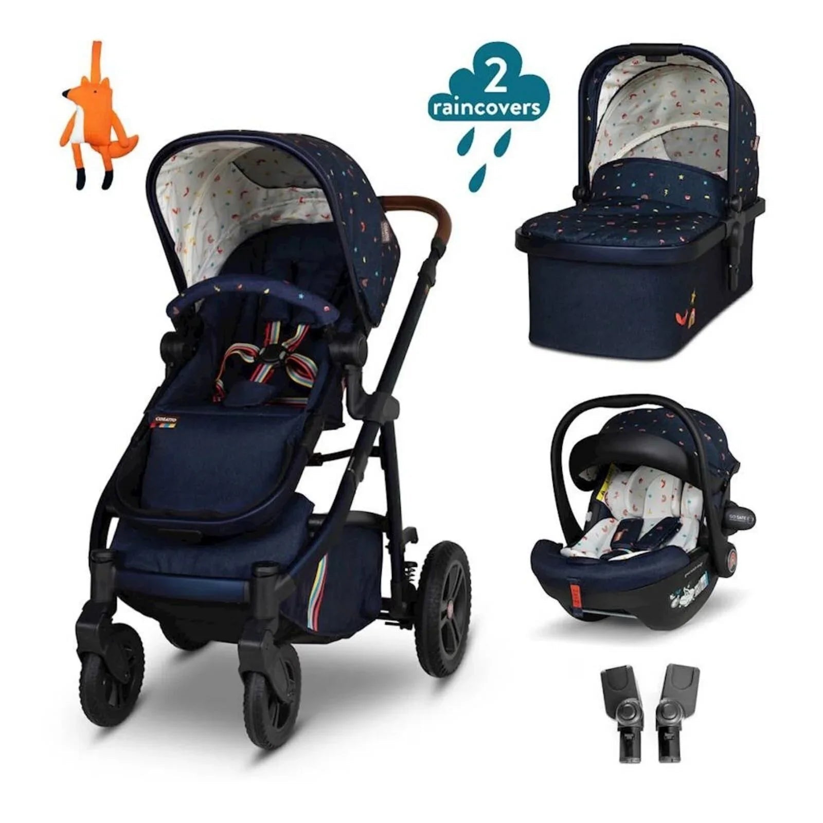Cosatto Wow 3 Car Seat Bundle - Doodle Days | Luxury Home Accessories | Heulog Glow