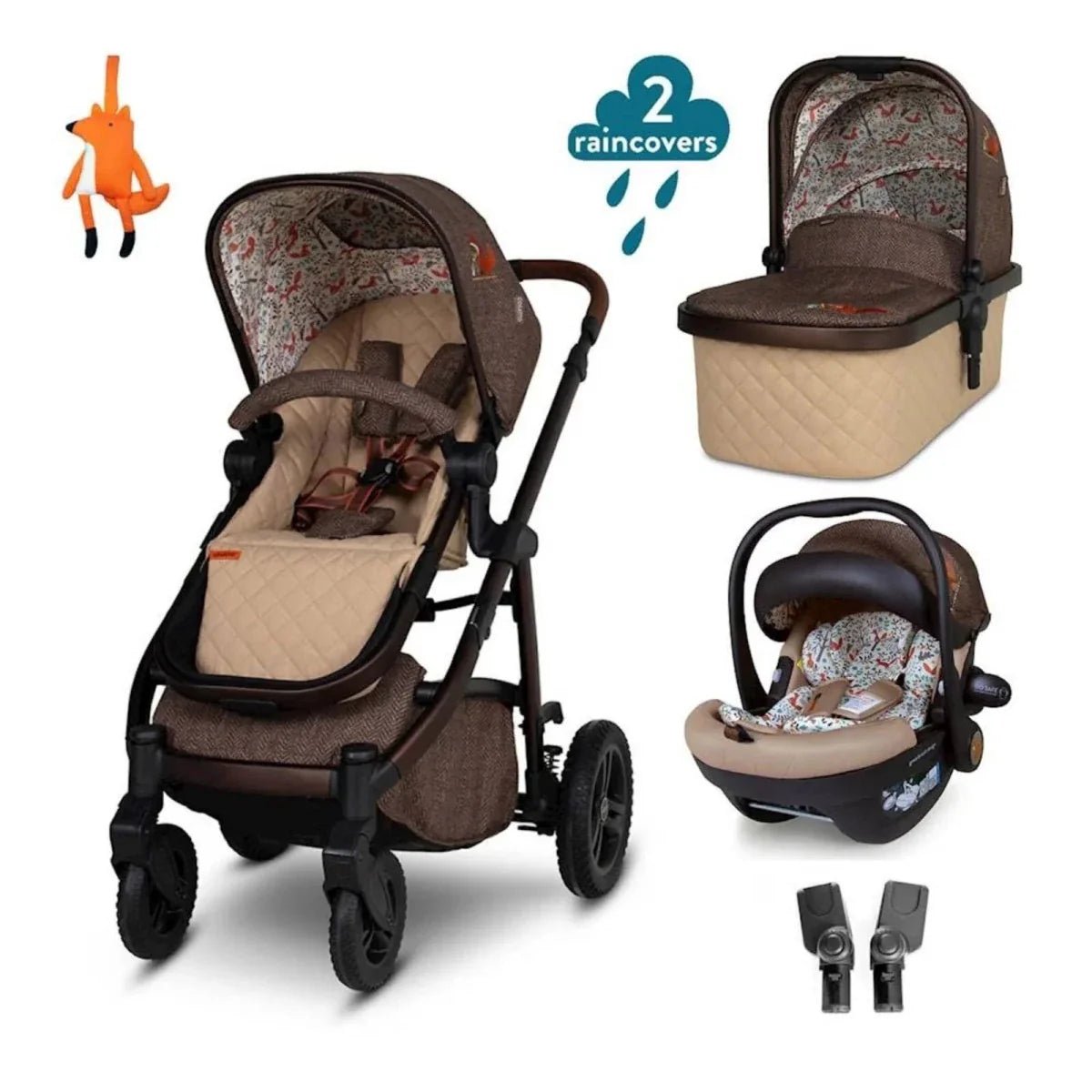 Cosatto Wow 3 Car Seat Bundle - Foxford Hall | Luxury Home Accessories | Heulog Glow