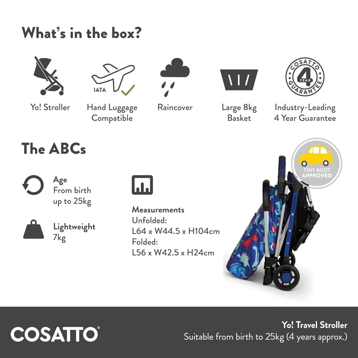 Cosatto Yo! Stroller - Happy Unicorns | Luxury Home Accessories | Heulog Glow