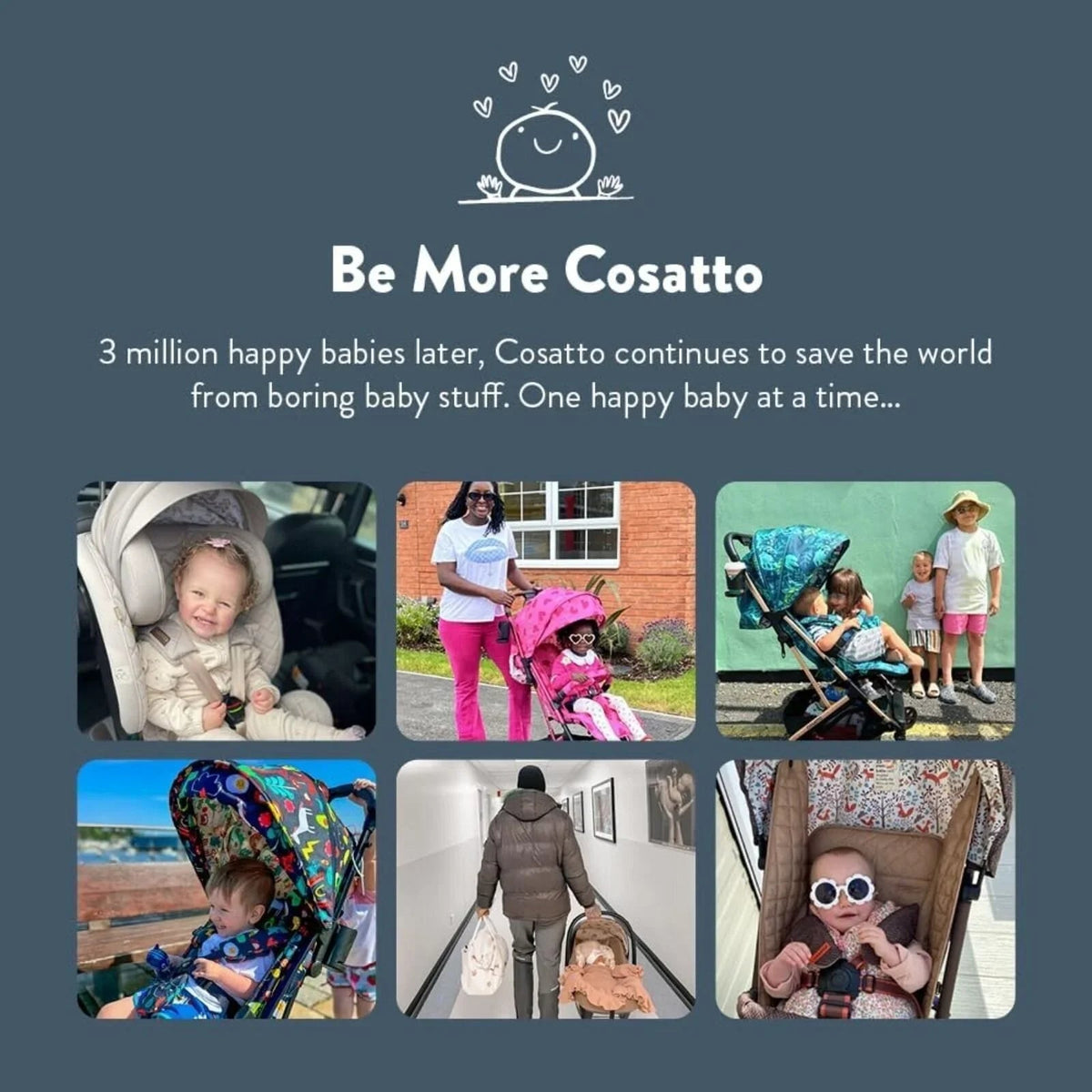 Cosatto Yo! Stroller - Happy Unicorns | Luxury Home Accessories | Heulog Glow