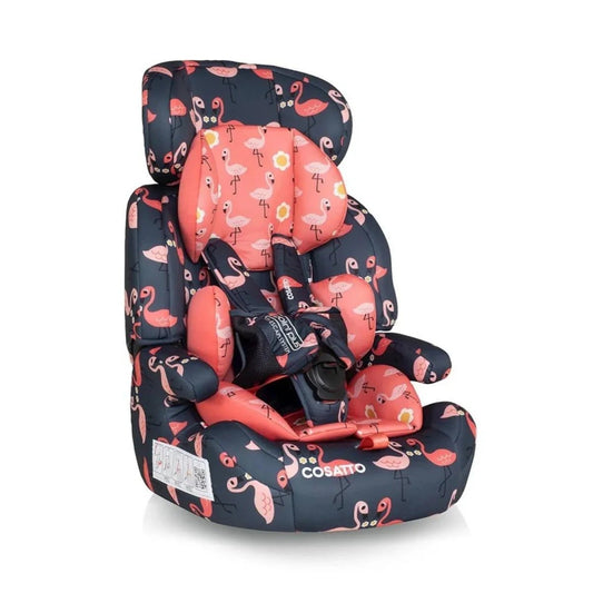 Cosatto Zoomi Group 1/2/3 Car Seat - Pretty Flamingo | Luxury Home Accessories | Heulog Glow