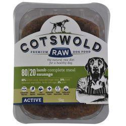 Cotswold Raw Active Sausage Lamb 500g | Luxury Home Accessories | Heulog Glow