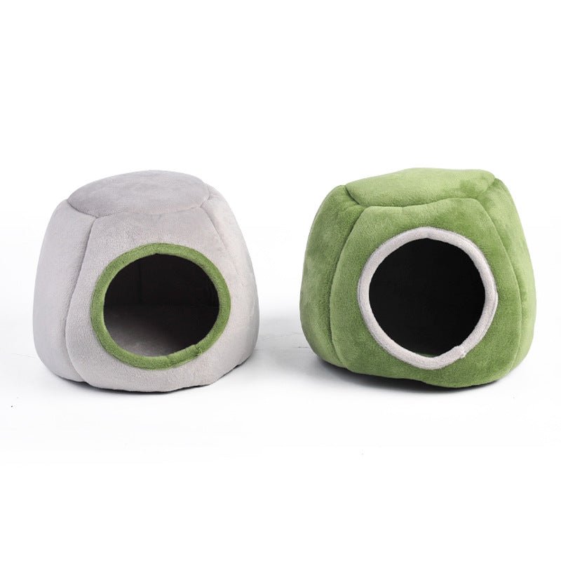 Cotton Pet Semi-enclosed Windproof Warm Sheep Nest | Luxury Home Accessories | Heulog Glow