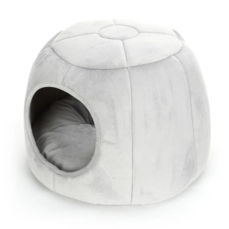 Cotton Pet Semi-enclosed Windproof Warm Sheep Nest | Luxury Home Accessories | Heulog Glow