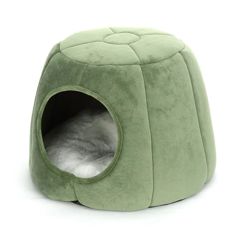 Cotton Pet Semi-enclosed Windproof Warm Sheep Nest | Luxury Home Accessories | Heulog Glow