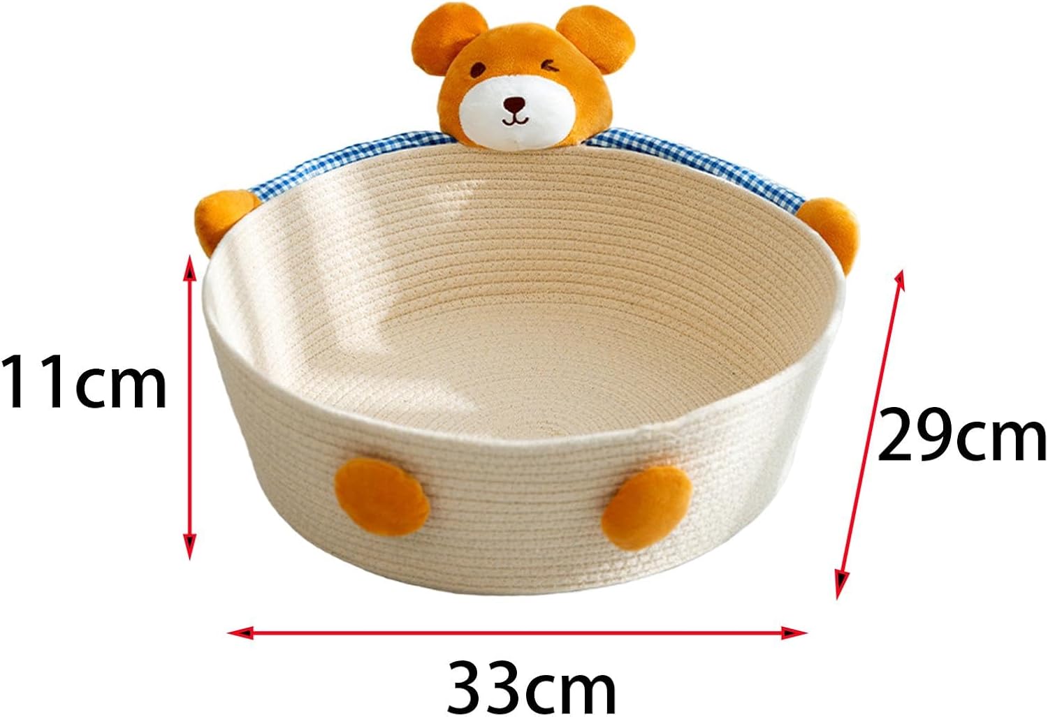 Cotton Rope Cat Bed Cat House Cat Scratcher Cat Scratching Board Woven Basket Cat Nest For Kitten Kitties Rabbits Indoor Cats, Rabbit | Luxury Home Accessories | Heulog Glow
