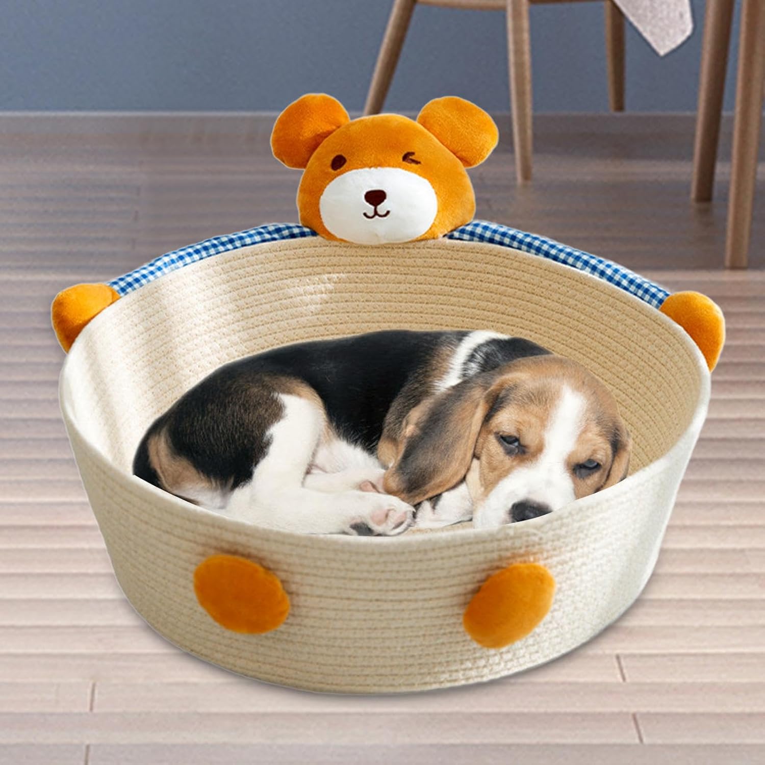 Cotton Rope Cat Bed Cat House Cat Scratcher Cat Scratching Board Woven Basket Cat Nest For Kitten Kitties Rabbits Indoor Cats, Rabbit | Luxury Home Accessories | Heulog Glow