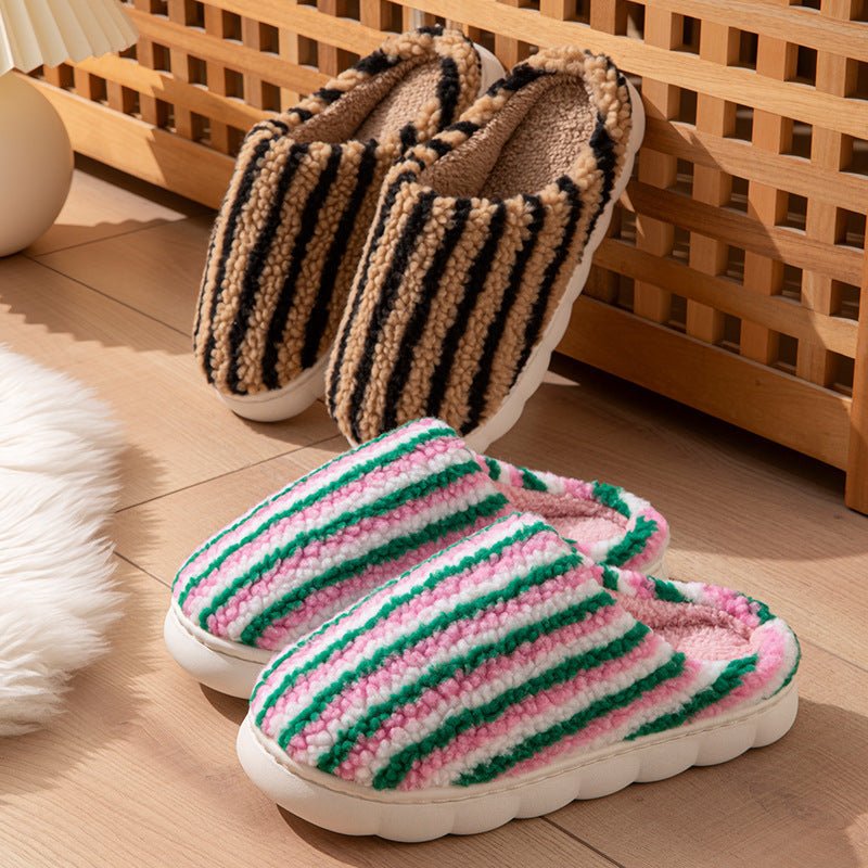 Cotton Slippers Non-slip Warm Platform Cotton Shoes | Luxury Home Accessories | Heulog Glow
