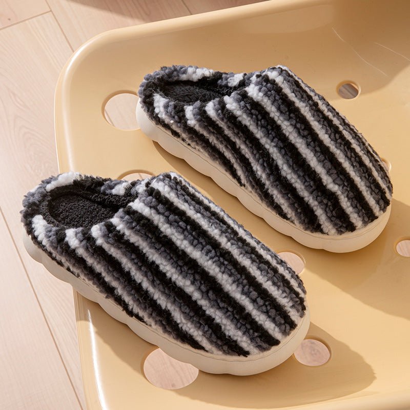 Cotton Slippers Non-slip Warm Platform Cotton Shoes | Luxury Home Accessories | Heulog Glow