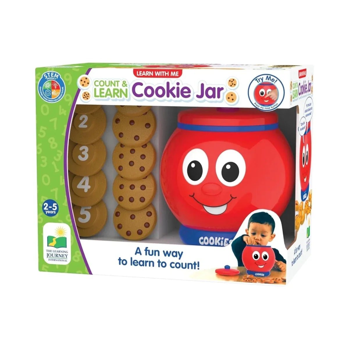 Count & Learn Cookie Jar | Luxury Home Accessories | Heulog Glow
