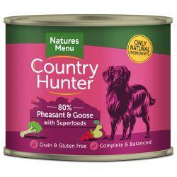 Country Hunter 80% Pheasant & Goose with Superfoods, 6 x 600g | Luxury Home Accessories | Heulog Glow