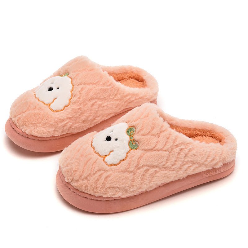 Couple Cotton Slippers Indoor Thickening Warm Plush Cotton Shoes | Luxury Home Accessories | Heulog Glow