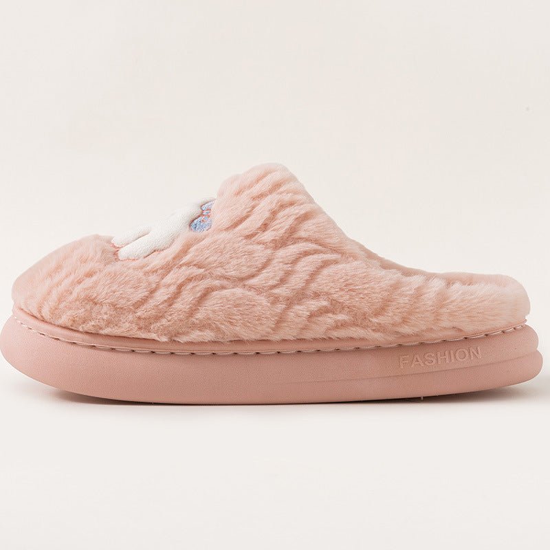 Couple Cotton Slippers Indoor Thickening Warm Plush Cotton Shoes | Luxury Home Accessories | Heulog Glow