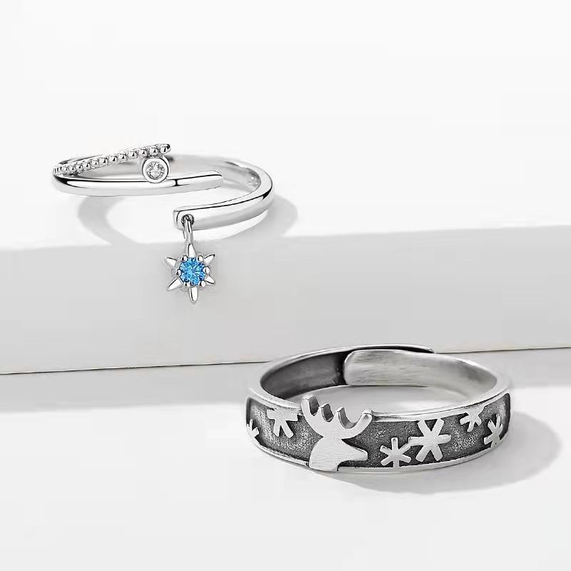 Couple Ring Men And Women Valentine's Day Gift Fashion | Luxury Home Accessories | Heulog Glow