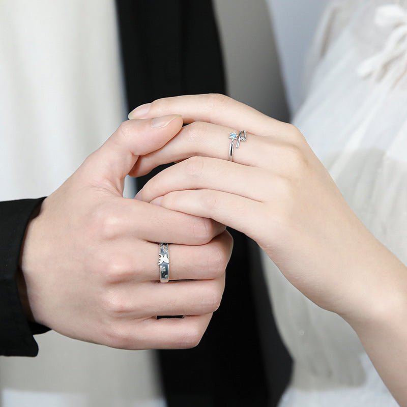 Couple Ring Men And Women Valentine's Day Gift Fashion | Luxury Home Accessories | Heulog Glow
