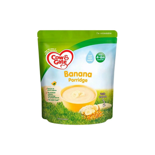 Cow & Gate 1 Banana Porridge 4-6 months 125g | Luxury Home Accessories | Heulog Glow