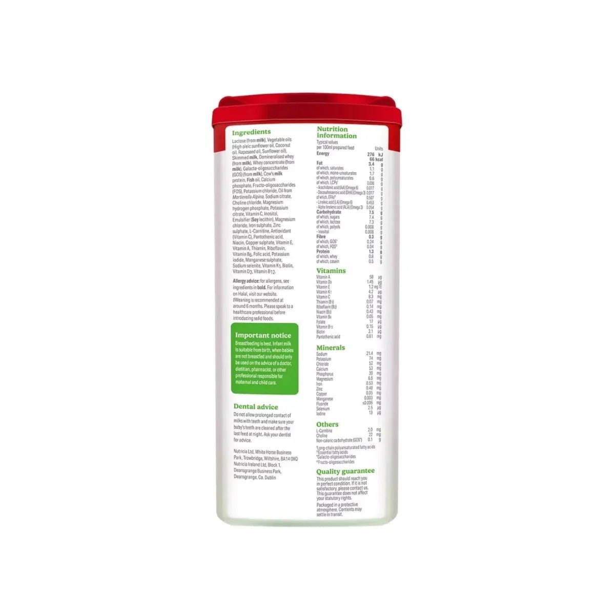 Cow & Gate 1 First Infant Milk Formula 0-6 months 800g | Luxury Home Accessories | Heulog Glow