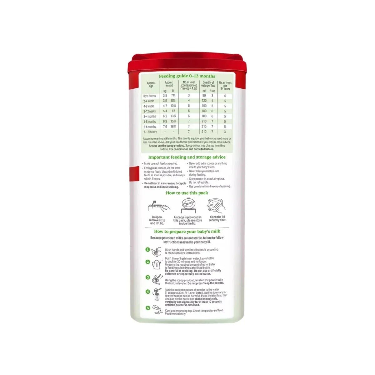 Cow & Gate 1 First Infant Milk Formula 0-6 months 800g | Luxury Home Accessories | Heulog Glow