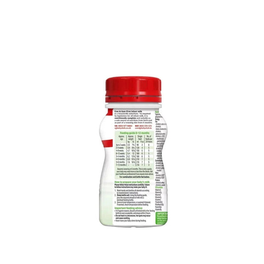 Cow & Gate 1 First Infant Ready to Feed Liquid Milk from Birth 200ml | Luxury Home Accessories | Heulog Glow