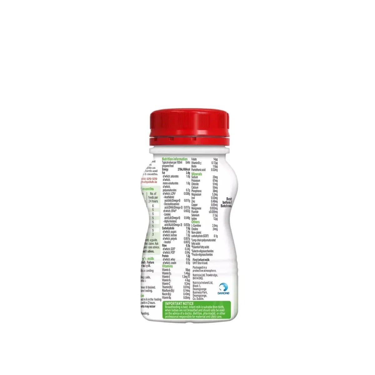Cow & Gate 1 First Infant Ready to Feed Liquid Milk from Birth 200ml | Luxury Home Accessories | Heulog Glow