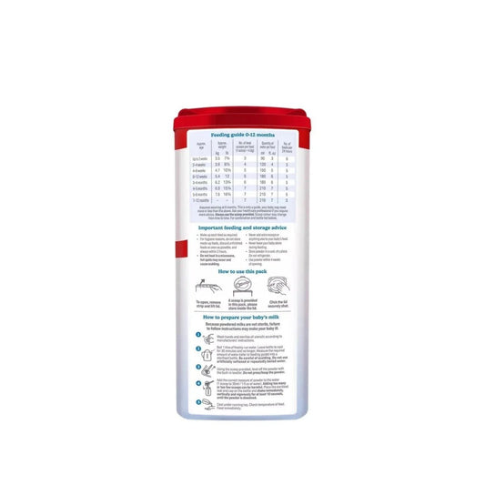 Cow & Gate 1 Hungry Baby Milk Formula 0-6 months 800g | Luxury Home Accessories | Heulog Glow