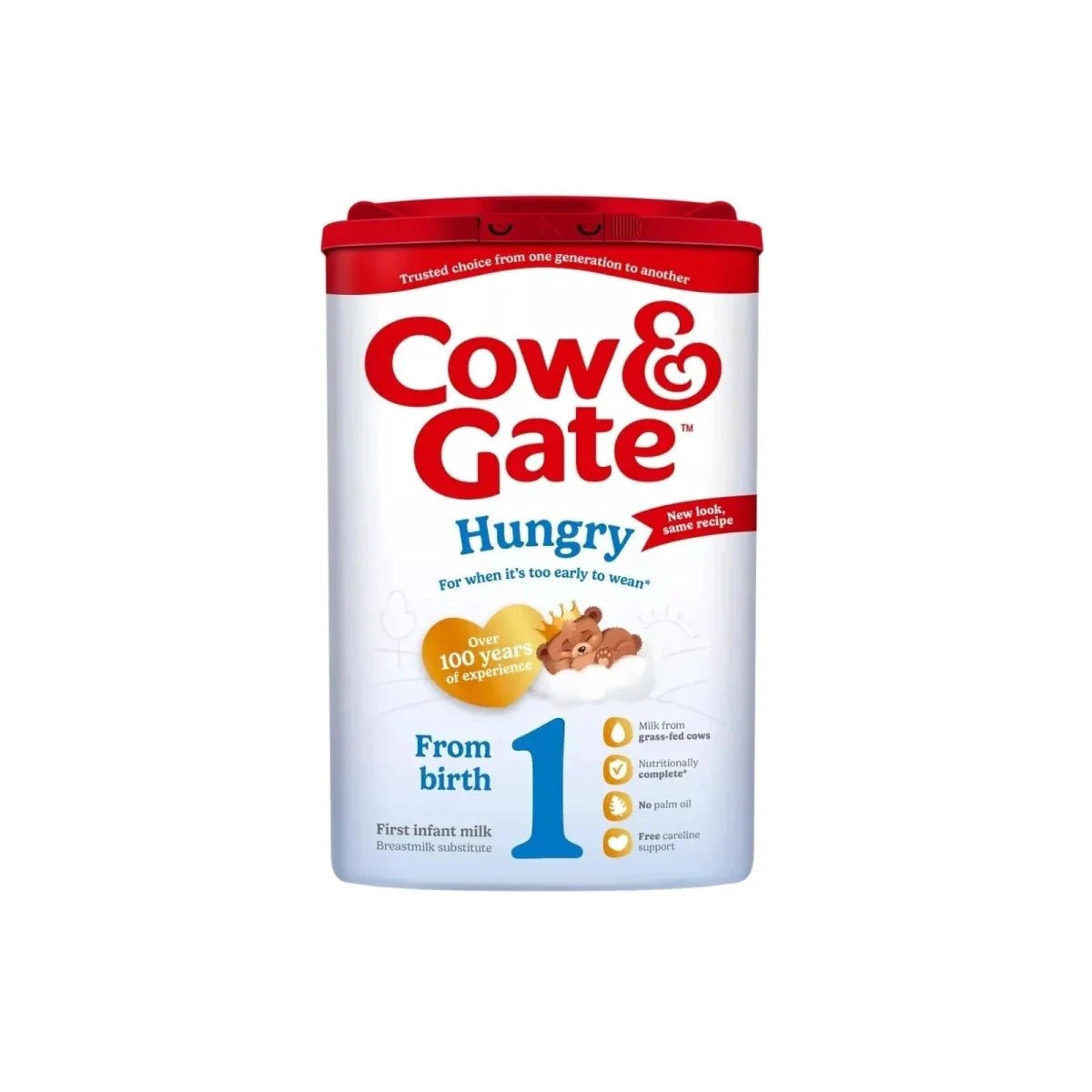 Cow & Gate 1 Hungry Baby Milk Formula 0-6 months 800g | Luxury Home Accessories | Heulog Glow