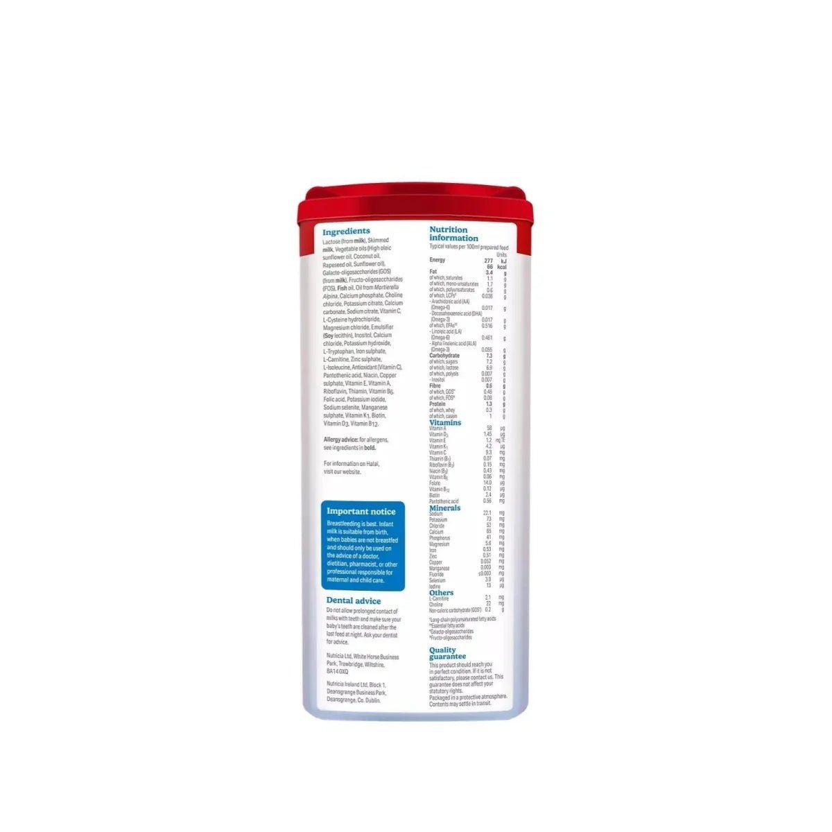 Cow & Gate 1 Hungry Baby Milk Formula 0-6 months 800g | Luxury Home Accessories | Heulog Glow