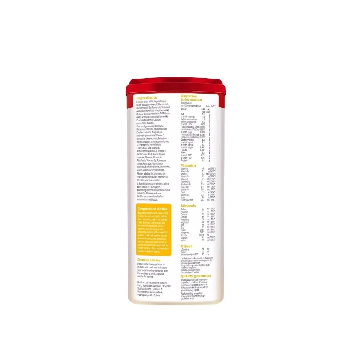 Cow & Gate 2 Follow On Milk Formula 6-12 months 800g | Luxury Home Accessories | Heulog Glow