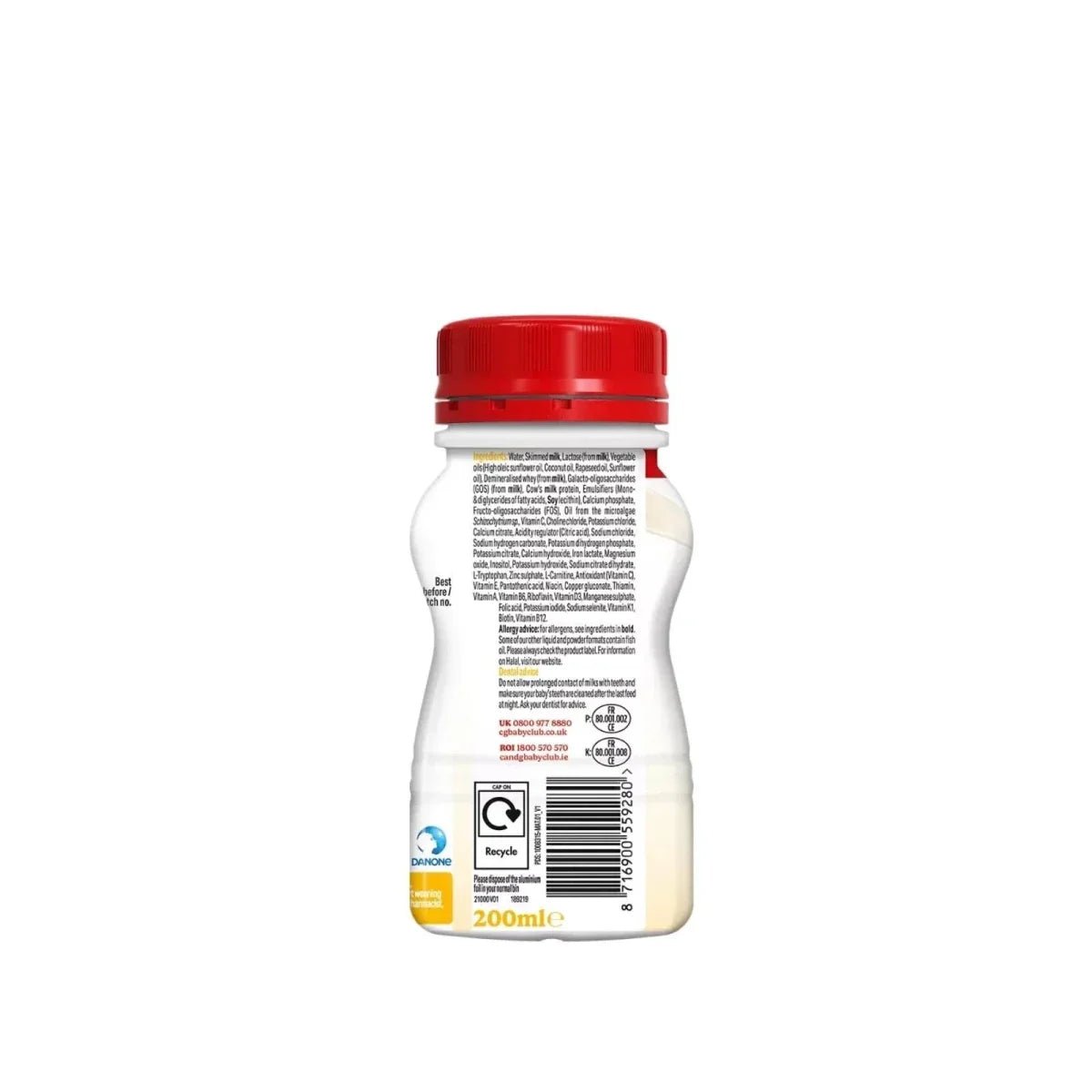Cow & Gate 2 Follow On Ready to Drink Liquid Milk 6+ months 200ml | Luxury Home Accessories | Heulog Glow