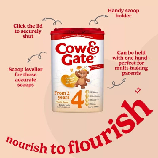 Cow & Gate 4 Toddler Milk Formula 2+ years 800g | Luxury Home Accessories | Heulog Glow