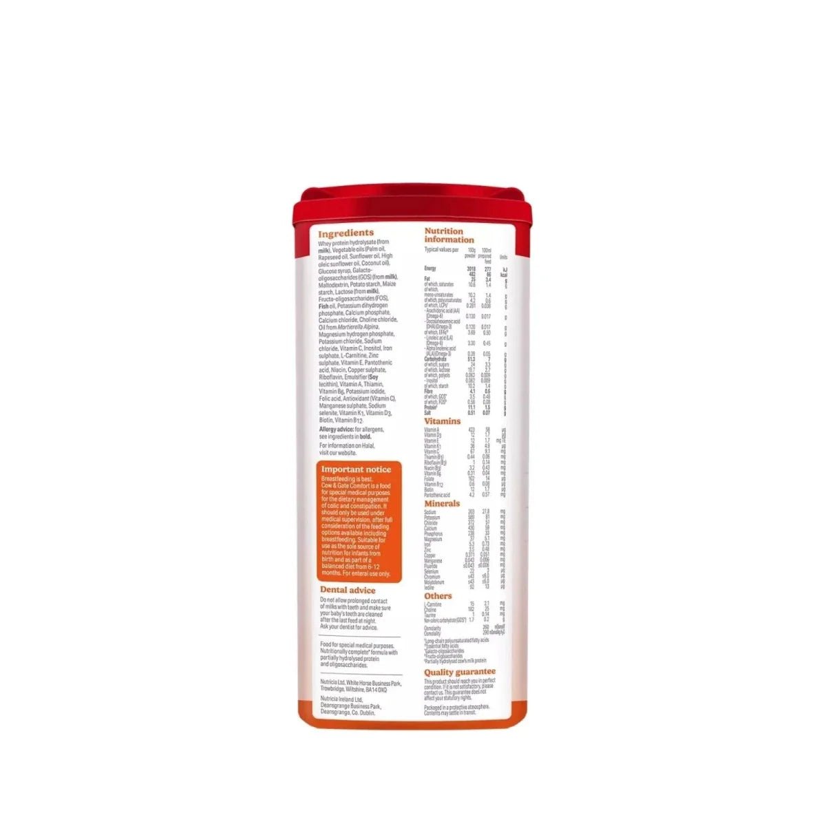 Cow & Gate Comfort Milk Formula 0-12 months | Luxury Home Accessories | Heulog Glow