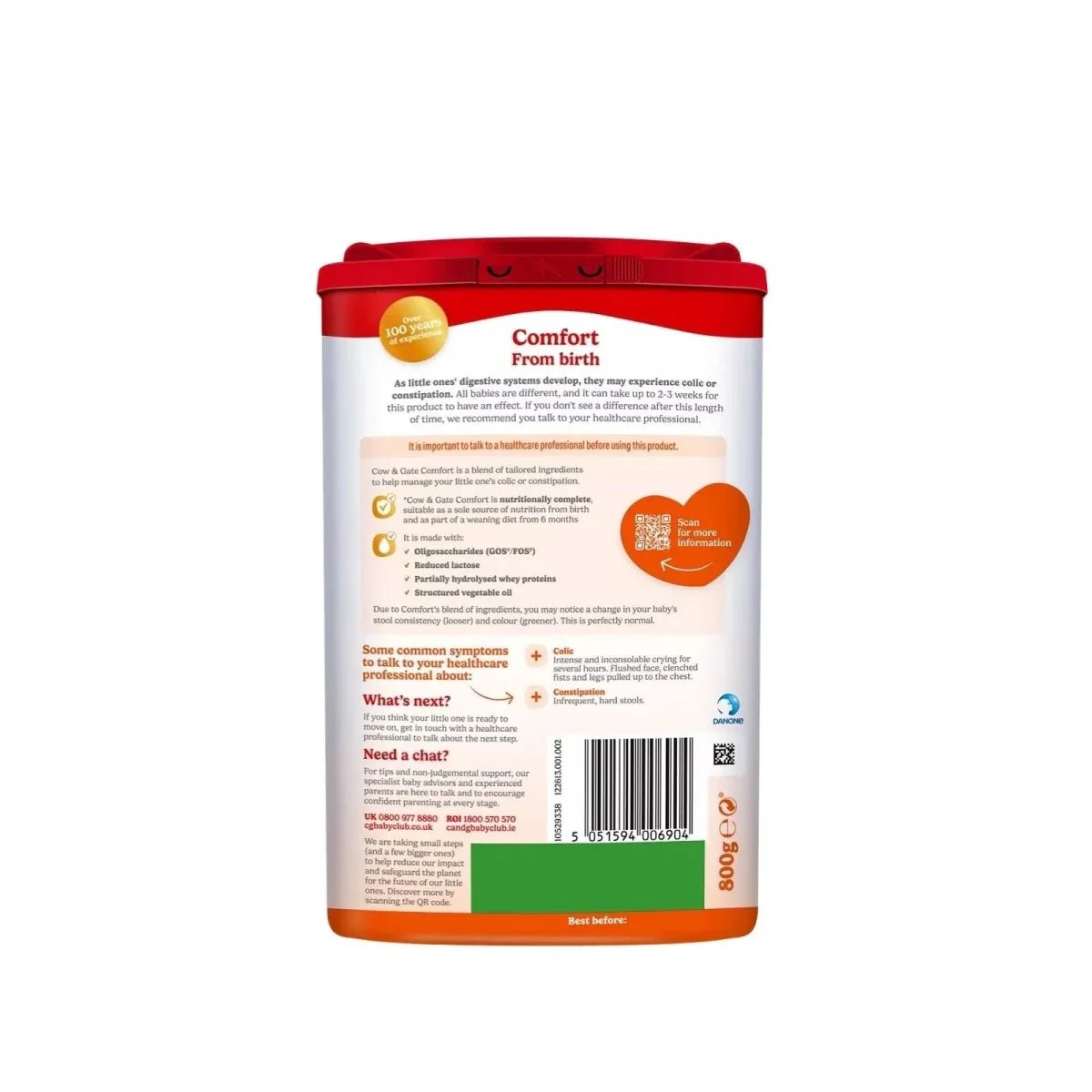 Cow & Gate Comfort Milk Formula 0-12 months | Luxury Home Accessories | Heulog Glow