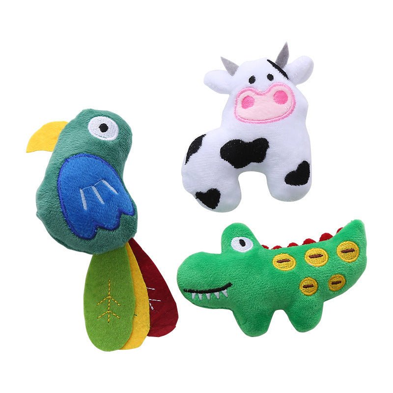 Cow Parrot Shape Cat Toy Cute Plush Animal Toys With Catnip Interactive Play Pet Supplies Tease Cat Bite Resistant | Luxury Home Accessories | Heulog Glow