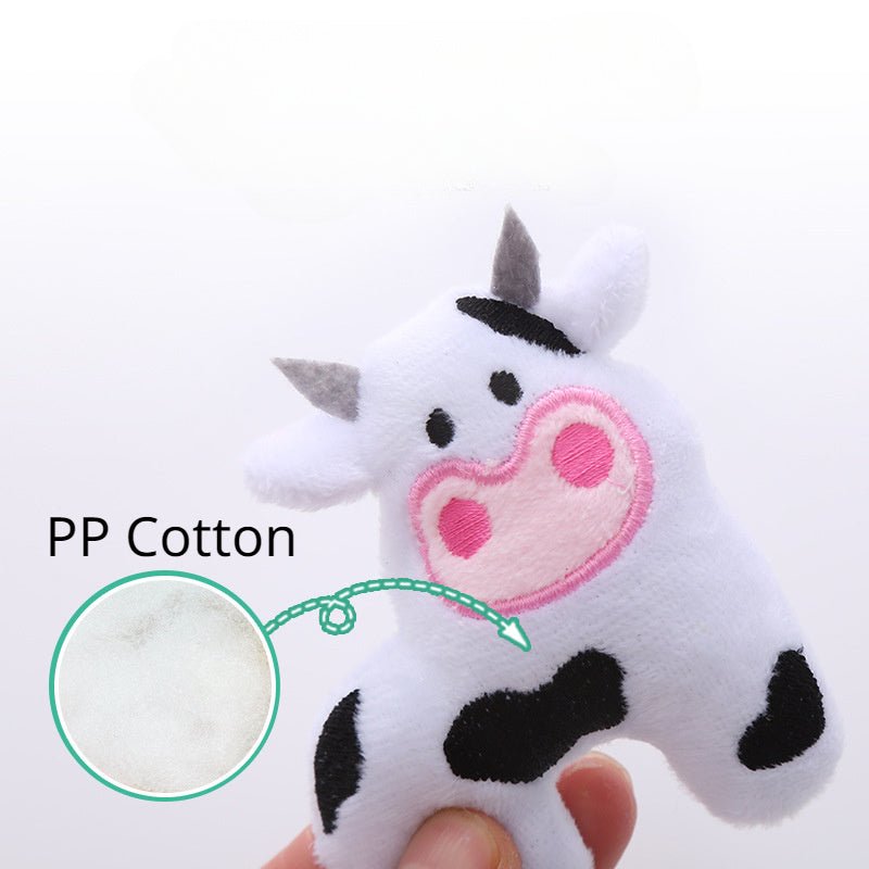Cow Parrot Shape Cat Toy Cute Plush Animal Toys With Catnip Interactive Play Pet Supplies Tease Cat Bite Resistant | Luxury Home Accessories | Heulog Glow