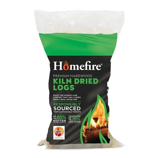 CPL Homefire FSC Kiln Dried Hardwood Logs estimated 10kg | Luxury Home Accessories | Heulog Glow